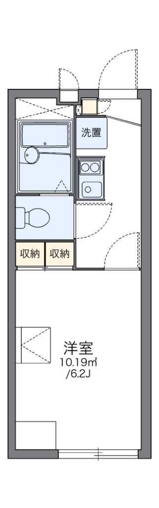 レオパレスゆげたⅡ 間取り