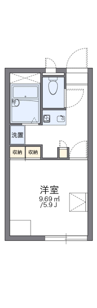 レオパレスオアシス 間取り