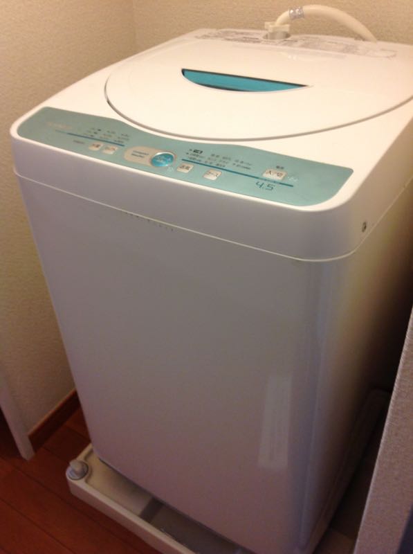レオパレスプランドール 家電付き。洗濯機