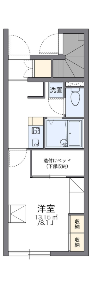 レオパレスプリムヴェール 間取り