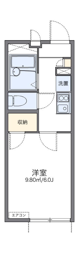 レオパレス金森 間取り