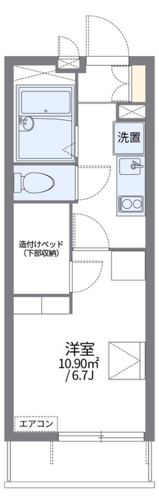 レオパレスラルジュ 間取り