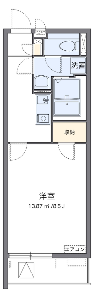 ヴィアロ谷原レジデンス 代表的な間取のため実際の間取とは異なる場合があります