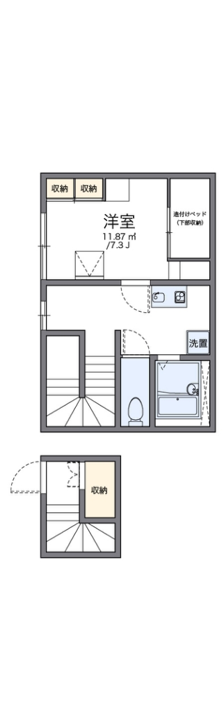 レオパレス谷原 間取り