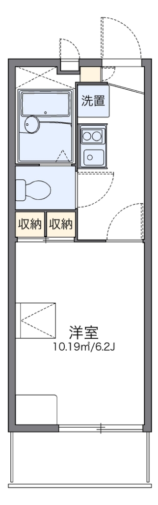 レオパレスやたみ 間取り