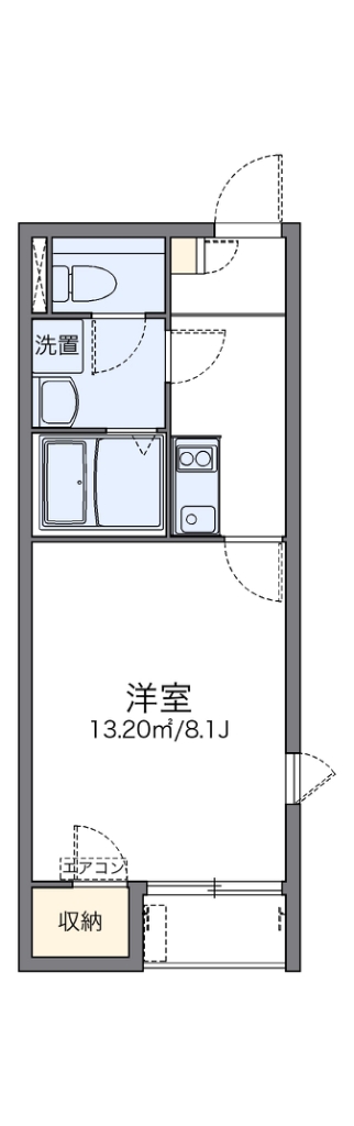 レオネクストパークサイド 代表的な間取のため実際の間取とは異なる場合があります