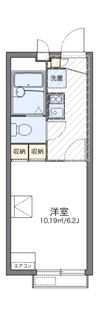 レオパレスラ　プランタンⅡ 間取り