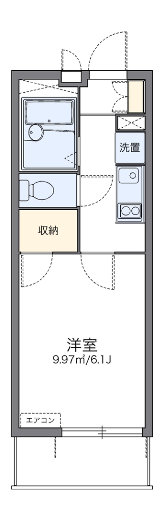レオパレスパンシー 間取り