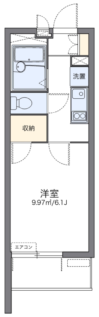 レオパレスパタータⅢ 間取り