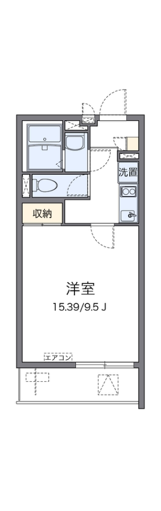 クレイノアンジュ鶴間 代表的な間取のため実際の間取とは異なる場合があります