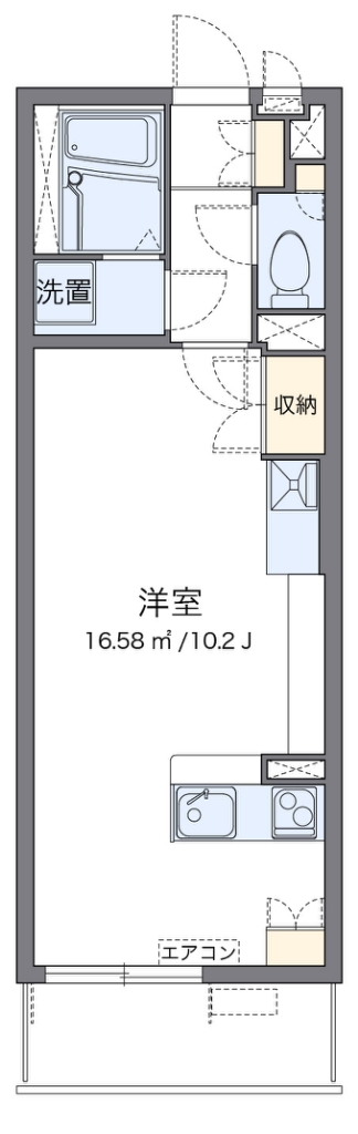 レオネクストレジデンス川崎 代表的な間取のため実際の間取とは異なる場合があります
