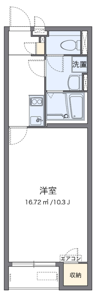 クレイノスリジエ 代表的な間取のため実際の間取とは異なる場合があります