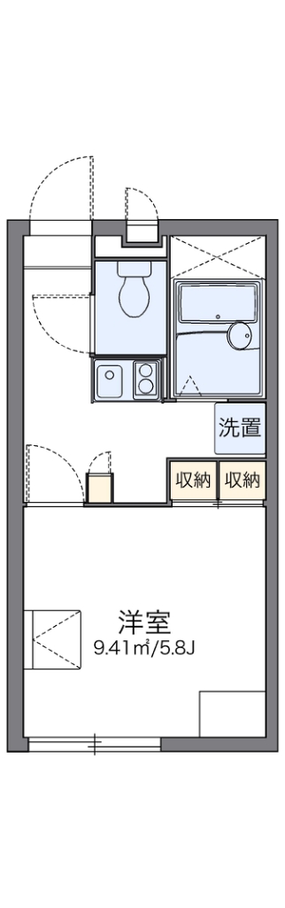 レオパレスアドミラブール 間取り