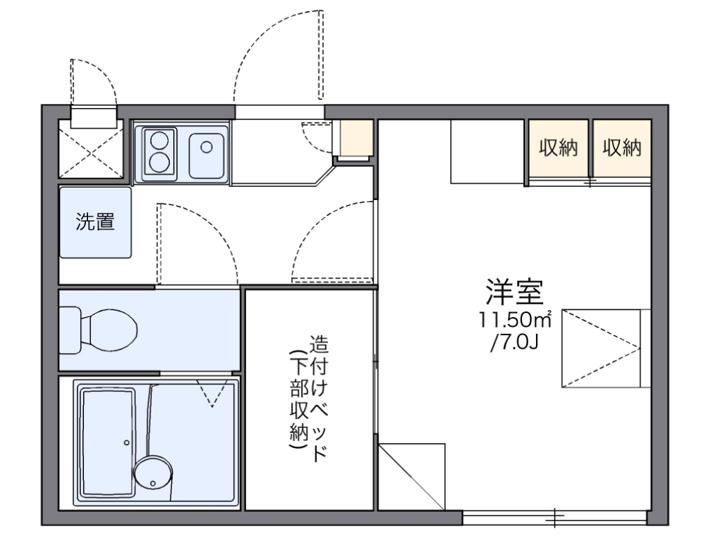 レオパレスＣｏｍｆｏｒｔ 間取り