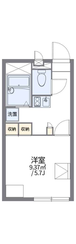 レオパレス杉山Ⅱ 間取り