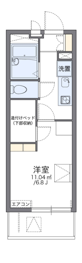 レオパレスアローステージ 間取り