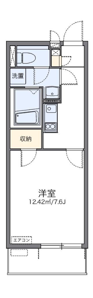 レオネクストアドバンス殿町 代表的な間取のため実際の間取とは異なる場合があります