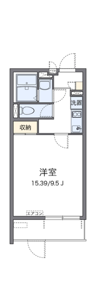 クレイノアンジュ鶴間 代表的な間取のため実際の間取とは異なる場合があります
