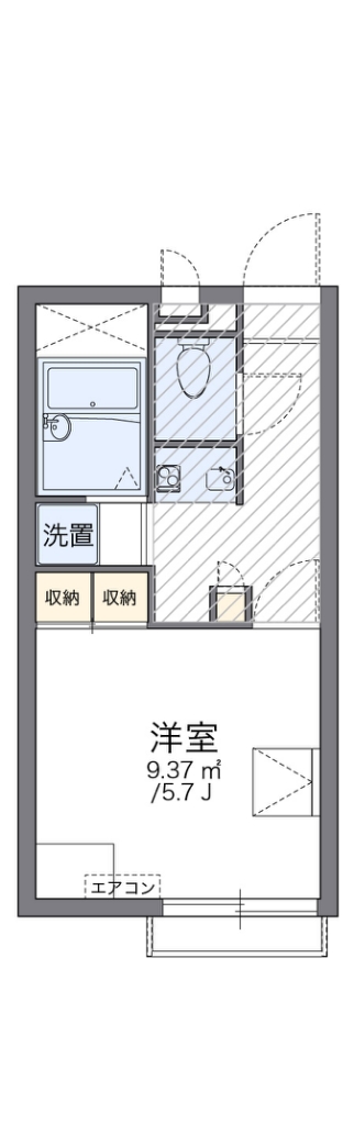 レオパレスアポロ 間取り