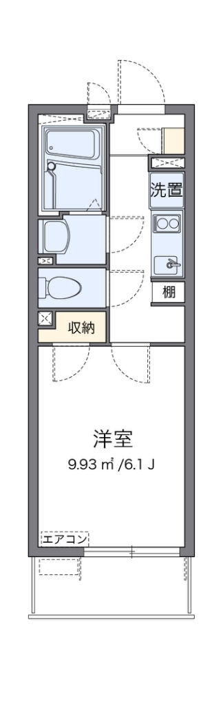 クレイノフラーズ　アント　ルポ 代表的な間取のため実際の間取とは異なる場合があります