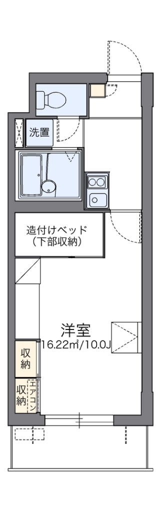 レオパレスパルコートＣ 間取り