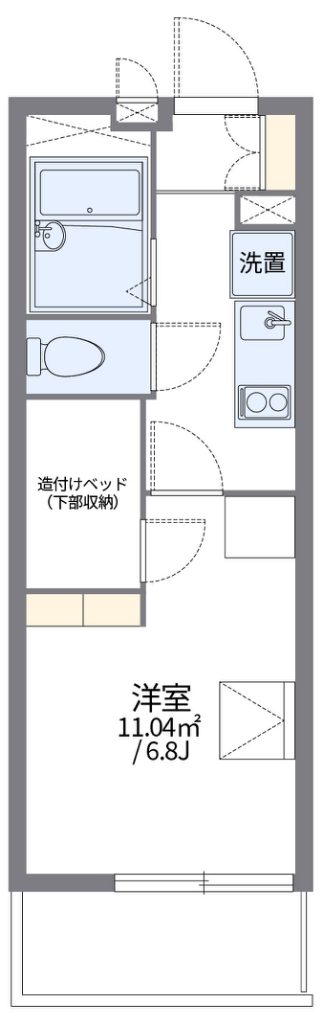 レオパレスプレジオ 間取り