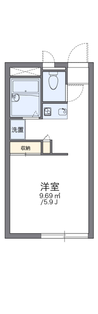 レオパレス光壱番館 間取り