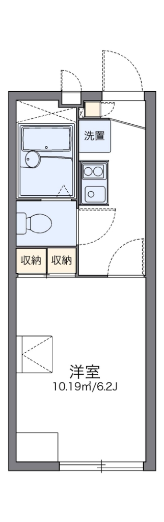 レオパレスＭａｋｅａｒｒｏｗ 代表的な間取のため実際の間取とは異なる場合があります