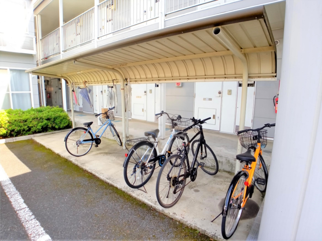 レオパレス山王 駐輪場完備