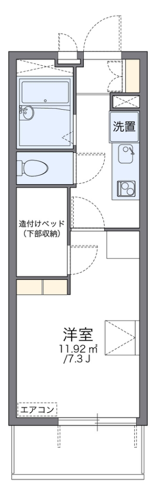 レオパレステルセイラ 間取り