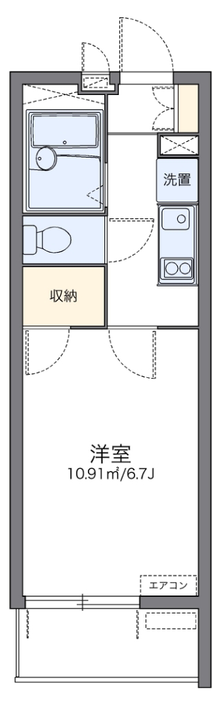 レオパレスヴァンルミエール 間取り