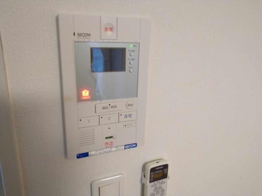 レオパレスパルコートＦ モニターホン標準設置