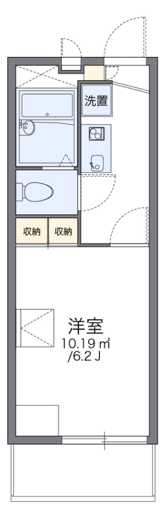 レオパレスサントーヨー 間取り