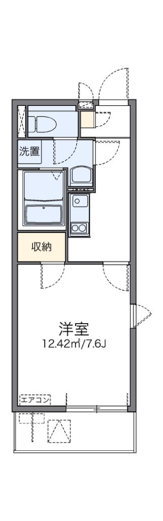 レオネクストブラザーズハイツ 代表的な間取のため実際の間取とは異なる場合があります