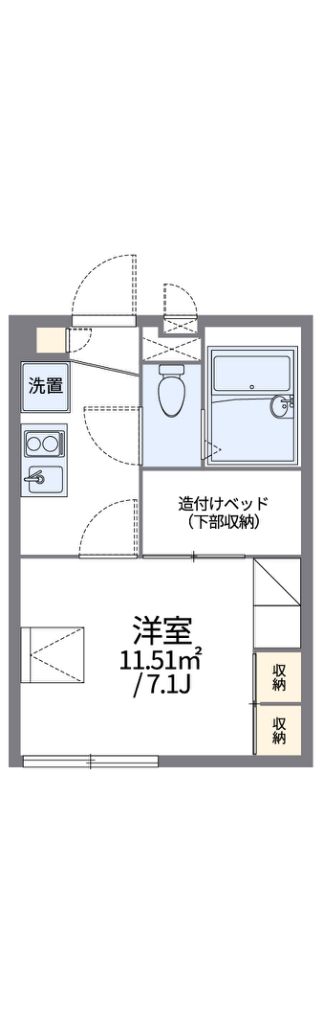 レオパレスｓｕｎｆｌｏｗｅｒ 間取り
