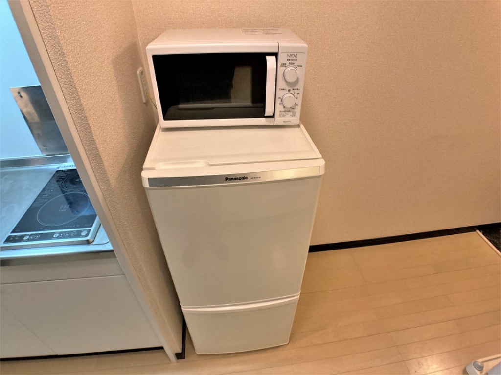 レオネクストさく 電子レンジと冷蔵庫
