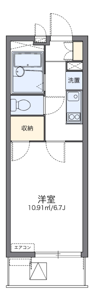 レオパレスラグレージュ 間取り