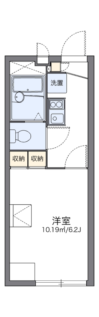 レオパレスキンモクセイ 間取り