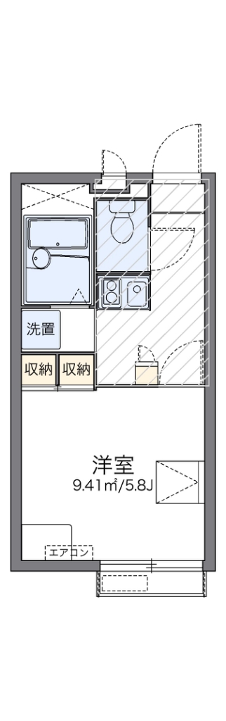 レオパレス若葉 間取り