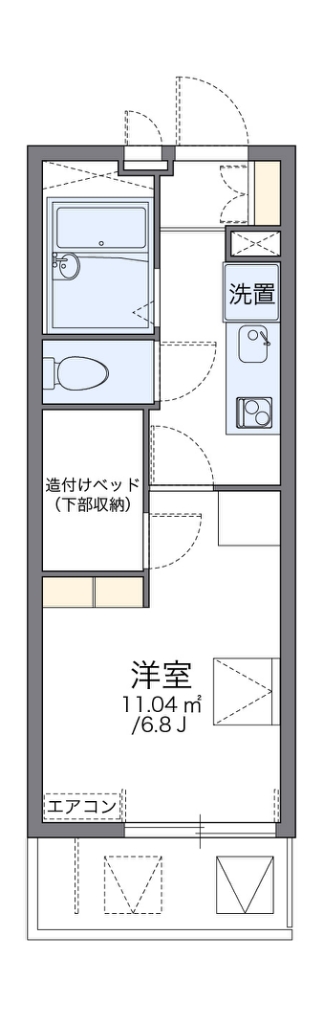 レオパレスハイム相模原 間取り