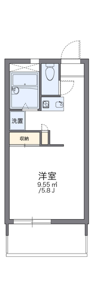 レオパレスねむの木 間取り