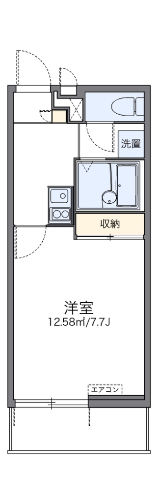 レオパレスサンフォレスト天沼 間取り