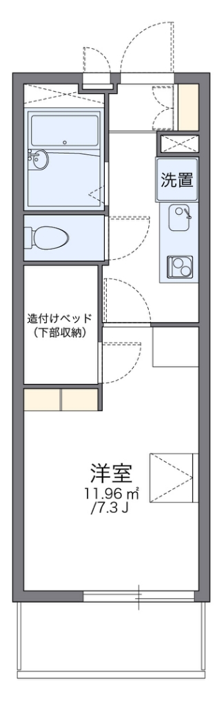 レオパレスリリー 間取り