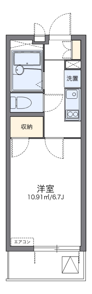 レオパレスＦＩＯＲＩ高松 間取り