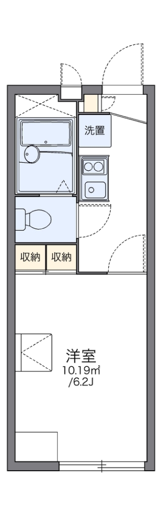 レオパレスハロー越谷 間取り