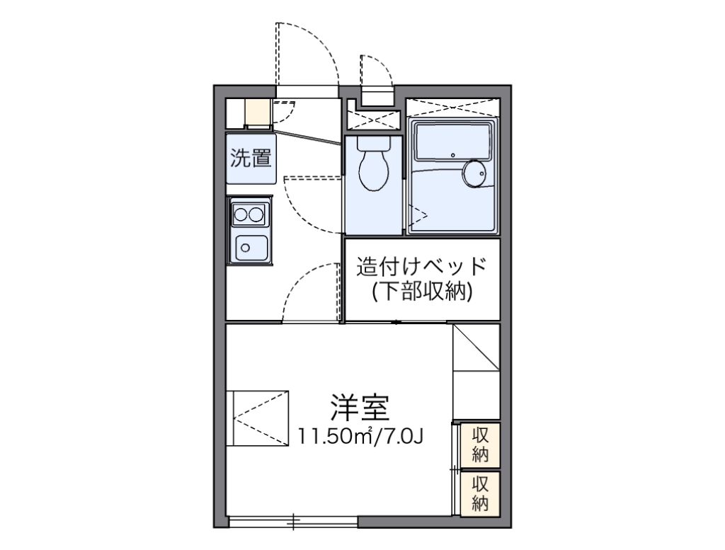 レオパレスグレイス 間取り