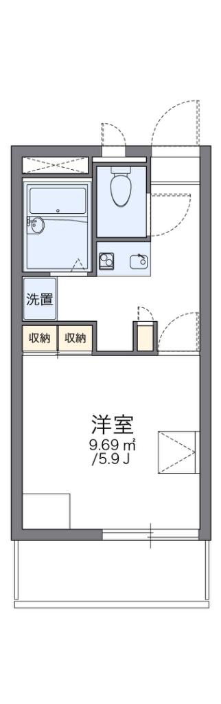 レオパレスアネックスグランドゥール 間取り