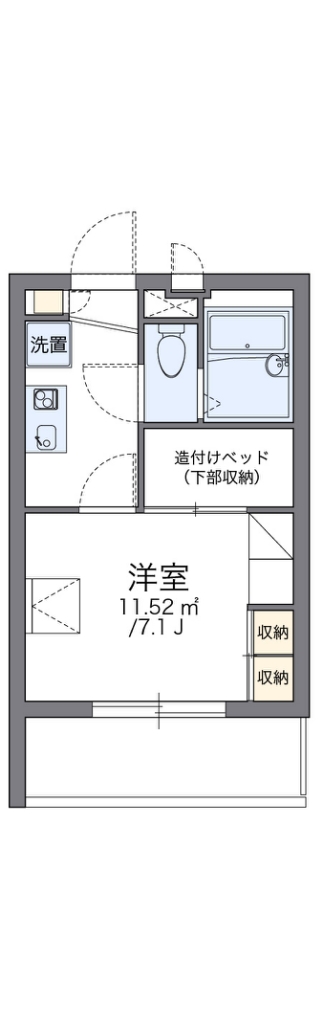 レオパレスクワトロ 間取り