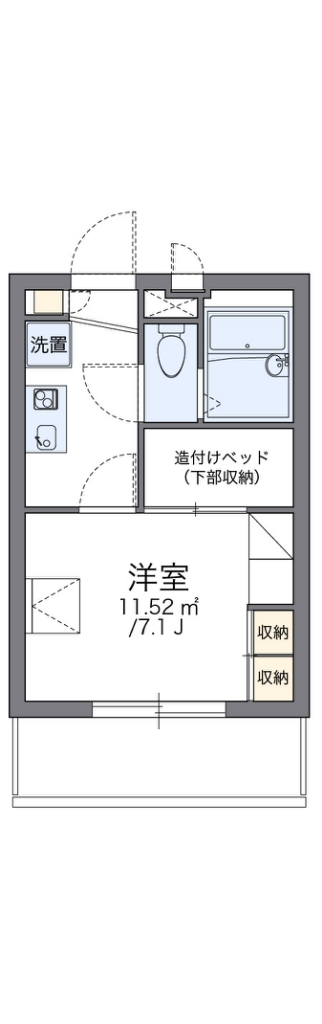 レオパレスクワトロ 間取り