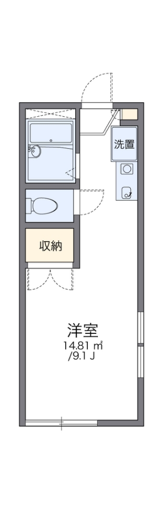 レオパレス高雄 間取り